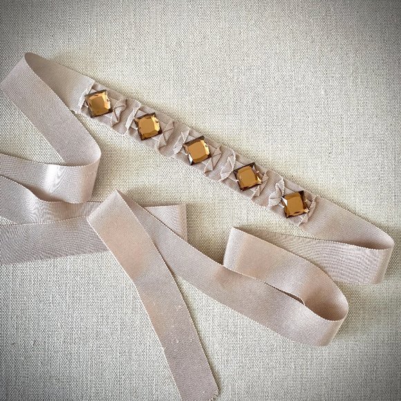 ๐2/$30๐ J.Crew Embellished Ribbon Sash